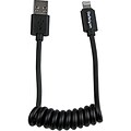 Startech 1 8 Pin Lightning Connector to USB Cable; Black