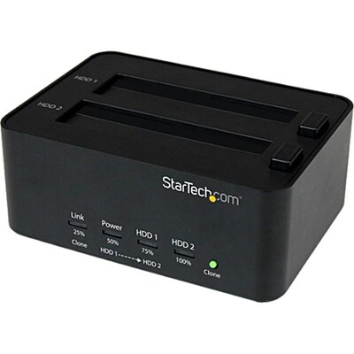 Startech USB 3.0 to 2.5/3.5" SATA Hard Drive Docking Station and Standalone HDD/SSD Duplicator