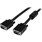 Startech 30 HD15M to HD15M Coax High Resolution Monitor VGA Cable; Black