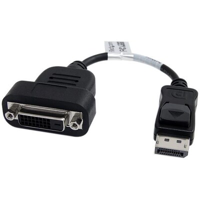 Startech 7.9 DisplayPort to DVI Single Link Active Adapter; Black