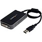 Startech 19.7 USB to DVI External Video Card Multi Monitor Adapter; Black