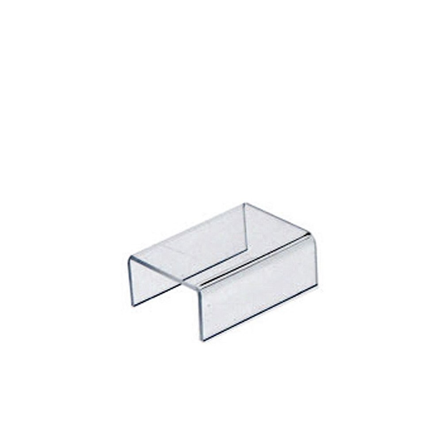 Azar Displays 2 x 5.5 x 4 Acrylic Riser, 4/Pack