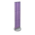 Azar Displays 13.5 x 60 Pegboard Floor Stand Purple