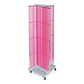 Azar Displays 16 x 60 Pegboard Floor Display Pinwheel Pink