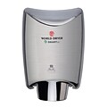 World Dryer® SMARTdri™ 110 - 120 V High-Efficiency Intelligent Hand Dryer, Brushed Stainless Steel