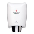 World Dryer® SMARTdri™ 110 - 120 V High-Efficiency Intelligent Hand Dryer, White