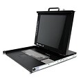 Startech RACKCONS1908 1U 17 Rackmount LCD Console With Integrated 8 Port KVM Switch
