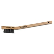 Anchor Brand® Curved Wood Handle SS Bristle Standard Stapled Fill Utility Brush; 50/Carton