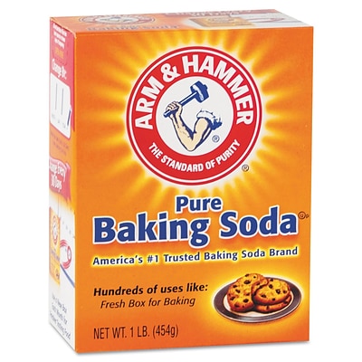 Arm & Hammer Baking Soda, 16 Oz. Box, 24 Boxes/Carton (3320084104)