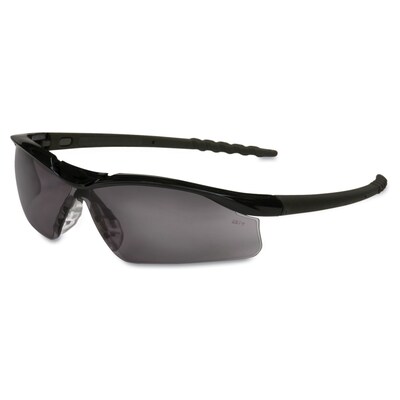 Crews DALLAS Wraparound Safety Glasses Black/Gray