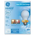 GE Reveal® General Purpose Halogen Light Bulbs, 72 Watt