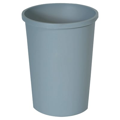 Rubbermaid® Untouchable® Round Container, Gray, 11 Gallon