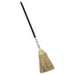 Rubbermaid Commercial Lobby Corn Fill Broom 38" Handle Brown
