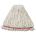 Rubbermaid Commercial Web Foot Wet Mop Head ; Shrinkless , Cotton/Synthetic White