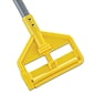 Rubbermaid 54" Fiberglass Wet Mop Handle, Gray/Yellow (FGH145000000)