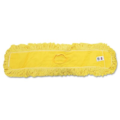 Rubbermaid Commercial Trapper Commercial Dust Mop Looped-End Launderable (Yellow) Yellow