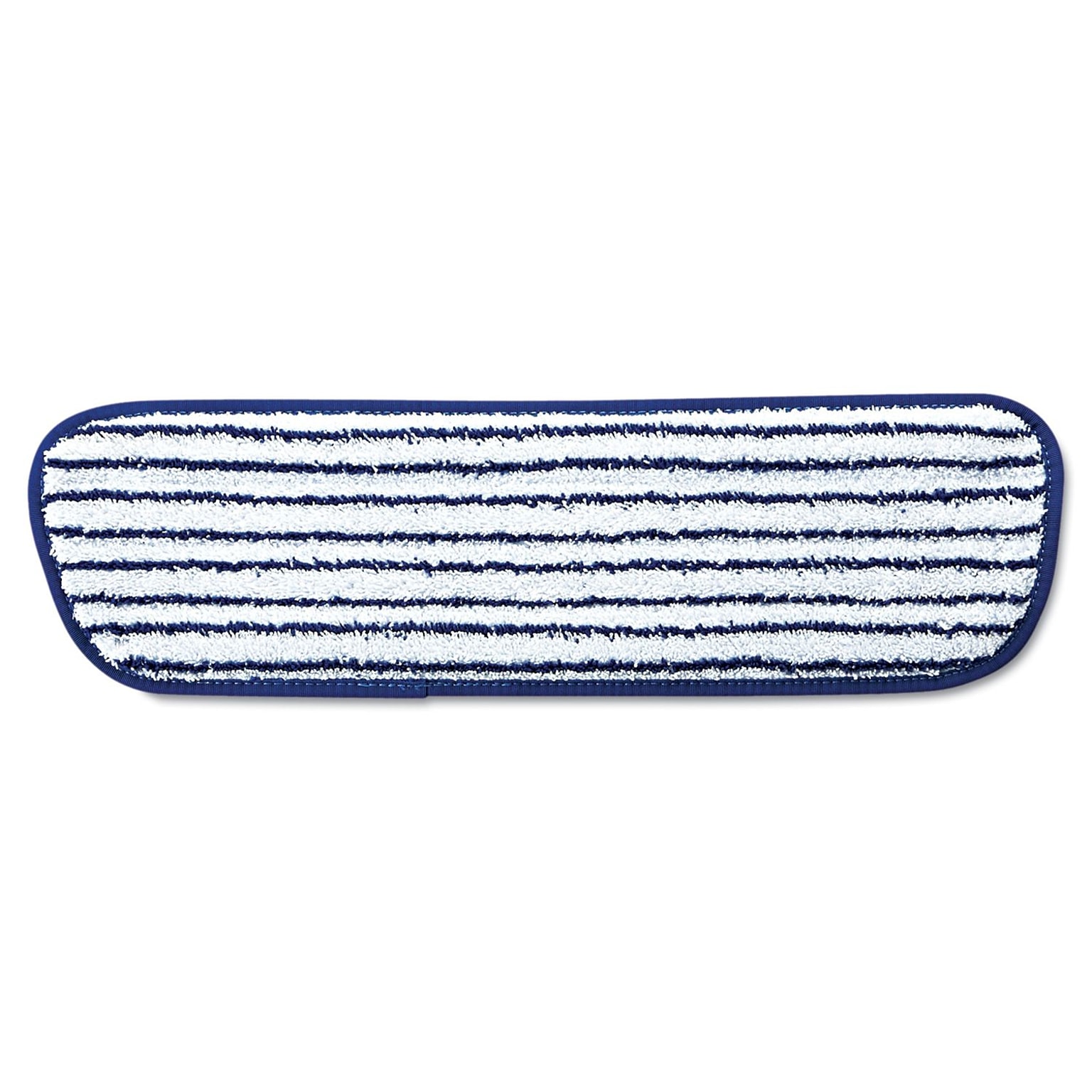 Rubbermaid Commercial Microfiber Finish Pad Blue/White, Pack of 6 (FGQ80000W)