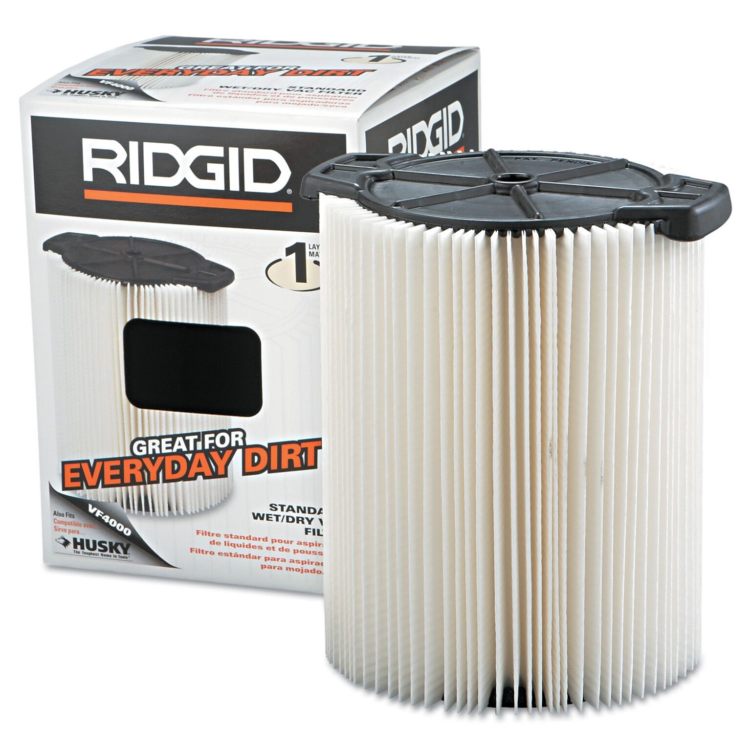 RIDGID Standard Pleated Vacuum Paper Filter (VF4000)