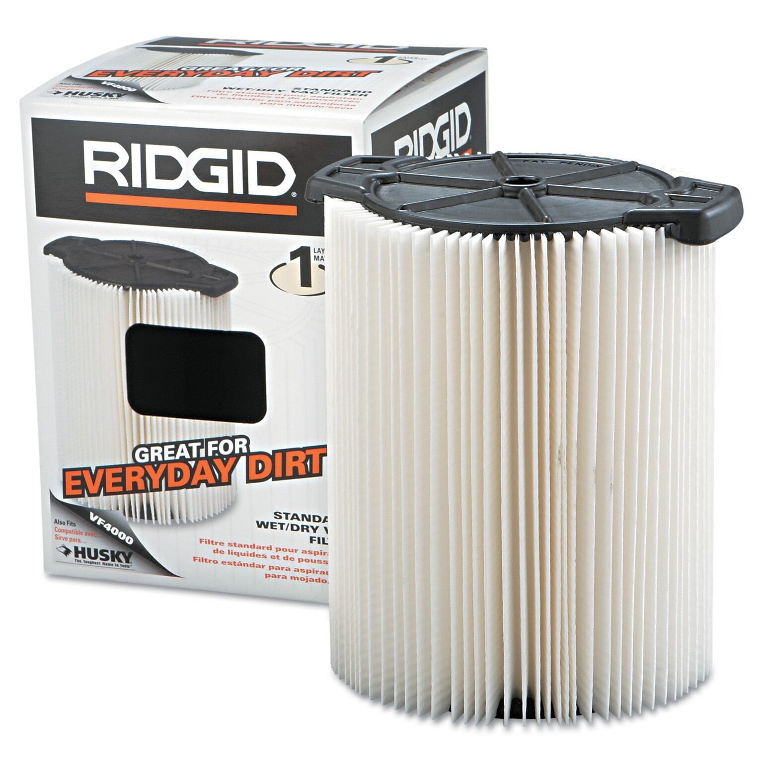 Ridgid Standard Pleated Vacuum Paper Filter (632-72947)