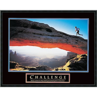 Amanti Art Challenge: Runner Framed Print Art, 23 x 29