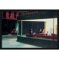Amanti Art Edward Hopper Nighthawks, 1942 Framed Art, 25.38 x 37.38