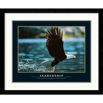 Amanti Art Leadership Framed Print Art, 30.62 x 36.62