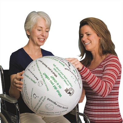 S&S® Toss 'n Talk-About® Getting Acquainted Ball
