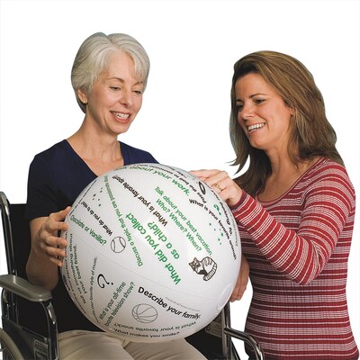 S&S® Toss 'n Talk-About® Getting Acquainted Ball