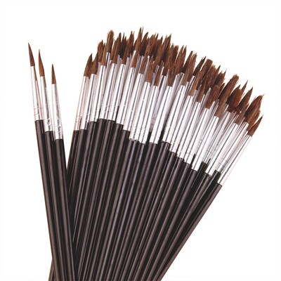 Color Splash® Pointed Round Brush, 144/Pack