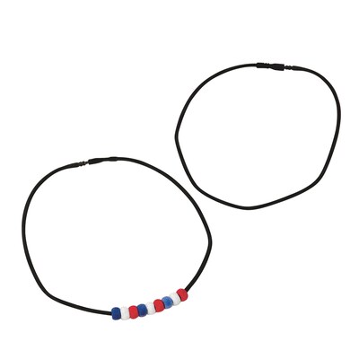 Pepperell Velvet Silkies Necklaces, Black, 12/Pack