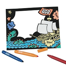 Craft Express Velvet Pirate Frame Craft Kit, 12/Pack