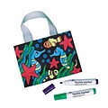 Craft Express Velvet Sea Life Totes Craft Kit, 12/Pack