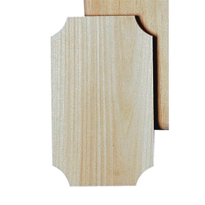S&S® Unfinished Budget Plaques, 12/Pack