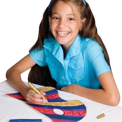 Color Splash® 0.40 oz. 4"L Glitter Glue Pen, 72/Set
