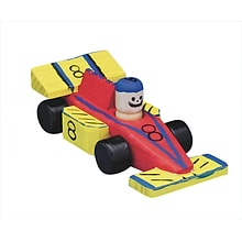 S&S Worldwide Wooden Race Cars Craft Kit, 12/Pack