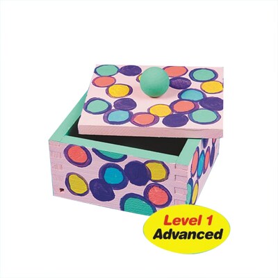 Theracraft® Wooden Construction Boxes Craft Kit, 12/Pack