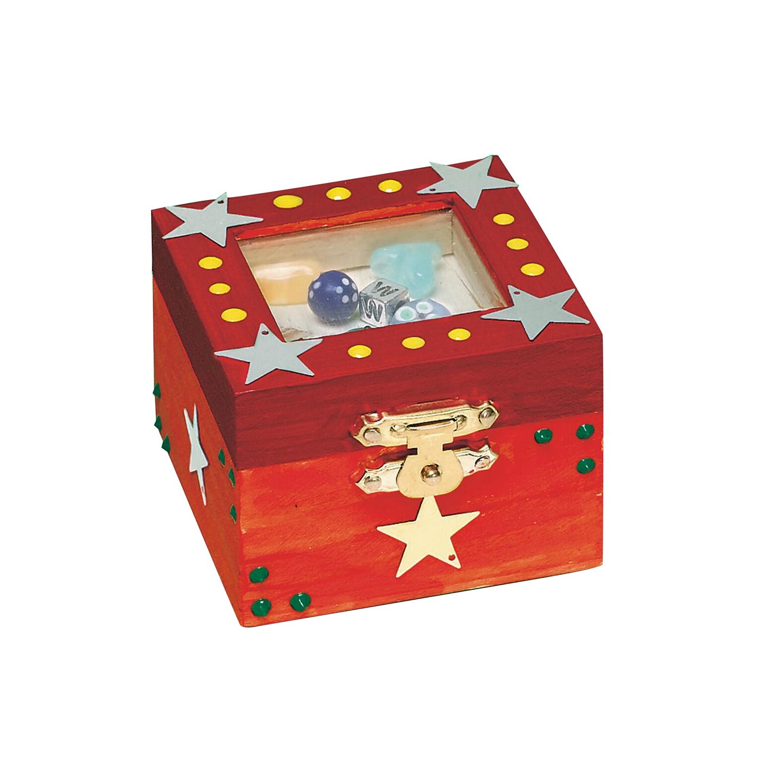 S&S Small Red Shadow Box Craft Kit, 12/Pack (TZ-YK-001)