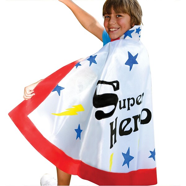 Color-Me™ Super Hero Cape Craft Kit, 12/Pack