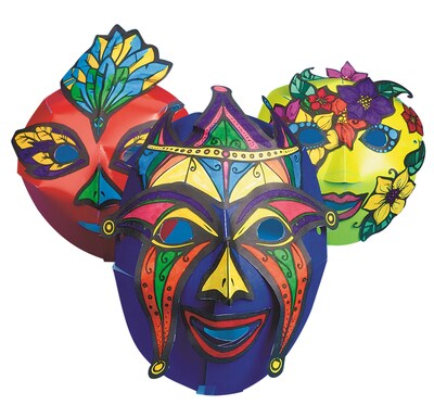 S&S® Color Diffusing Masks Craft Kit, 30/Pack