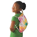 S&S® Tie-Dye Backpack Craft Kit, 12/Pack