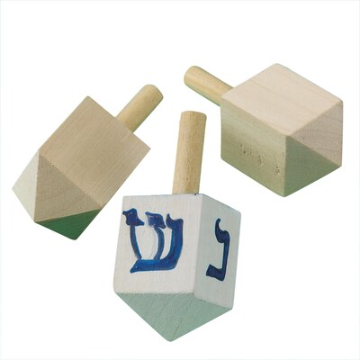 S&S® Judaic Crafts Paint-A-Dreidel Craft Kit; 24/Pack