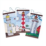 S&S Worldwide Lighthouse Panels Craft Kit; 24/Pack