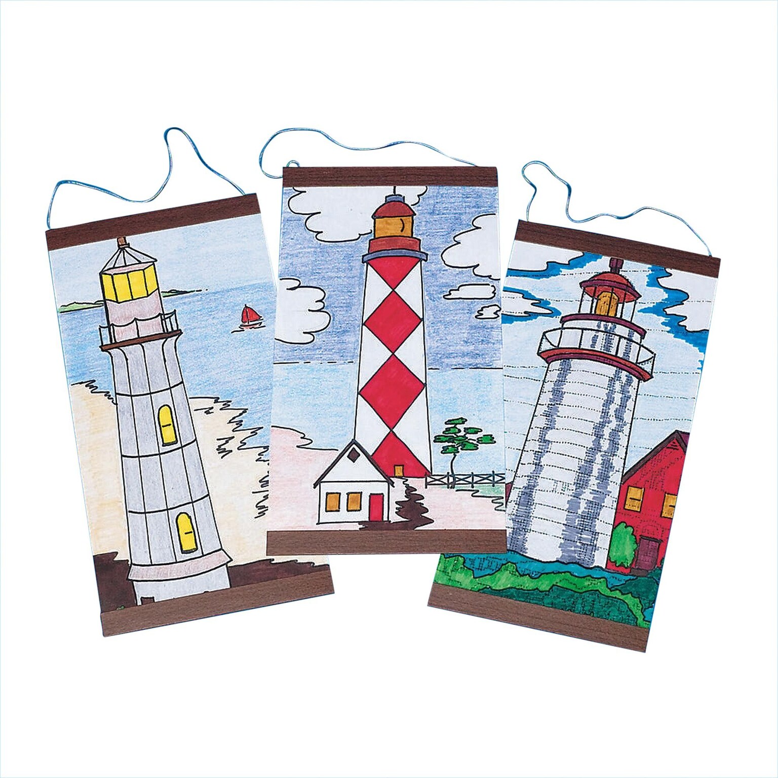 S&S Worldwide Lighthouse Panels Craft Kit; 24/Pack