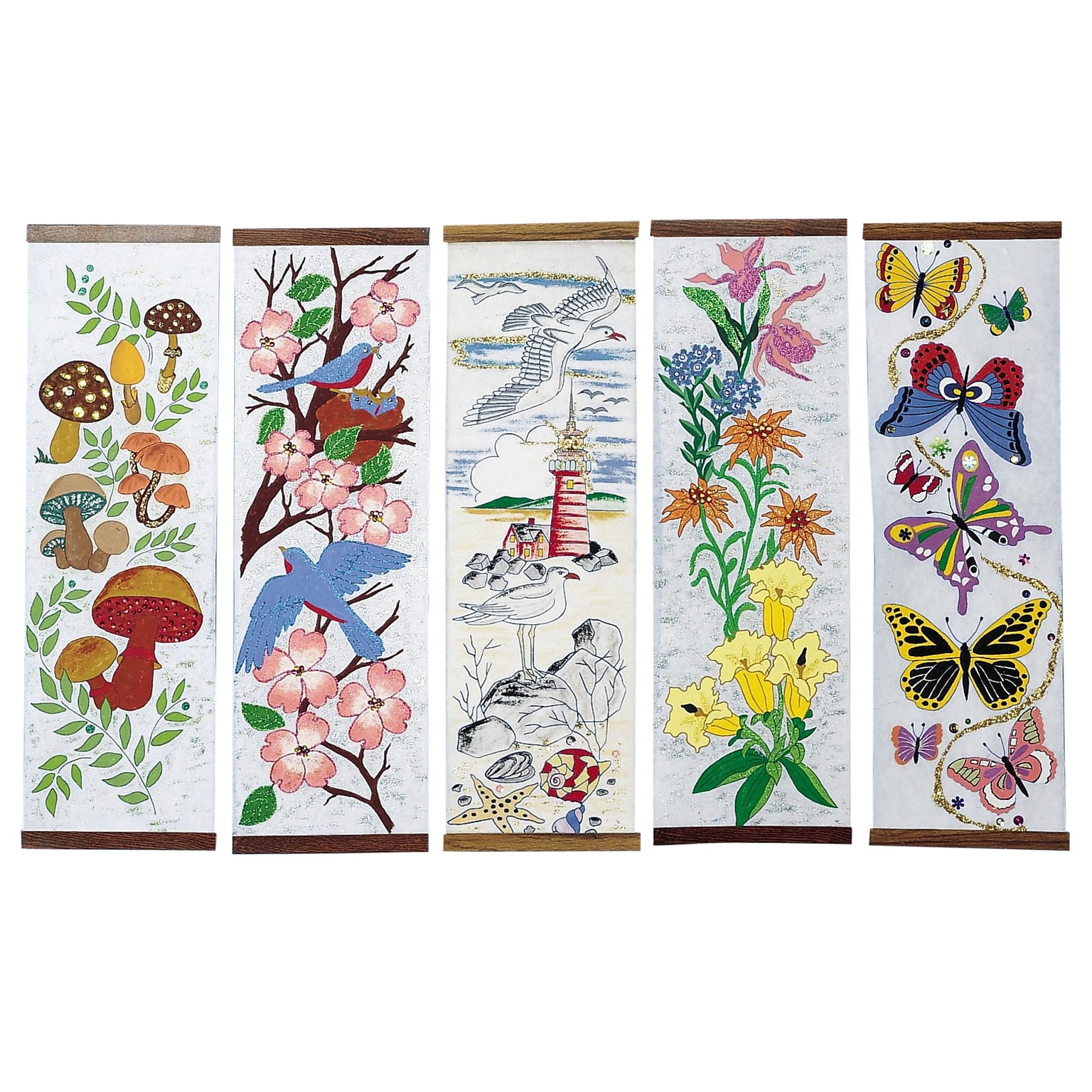 S&S Large Designer Panels Craft Kit, 25/Pack (GP41X)