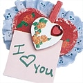 S&S Worldwide Heart-To-Heart Note Holders Craft Kit, 24/Pack (GP576)