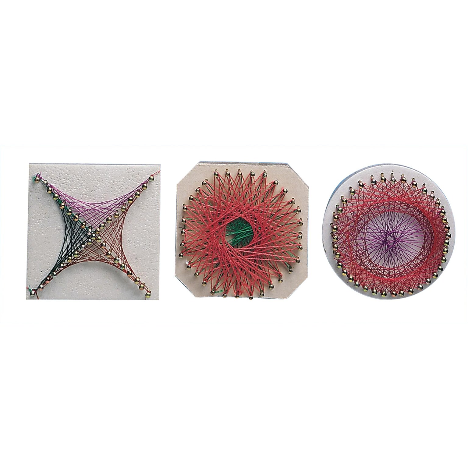 S&S Mini String Art Craft Kit, 24/Pack (GP88)