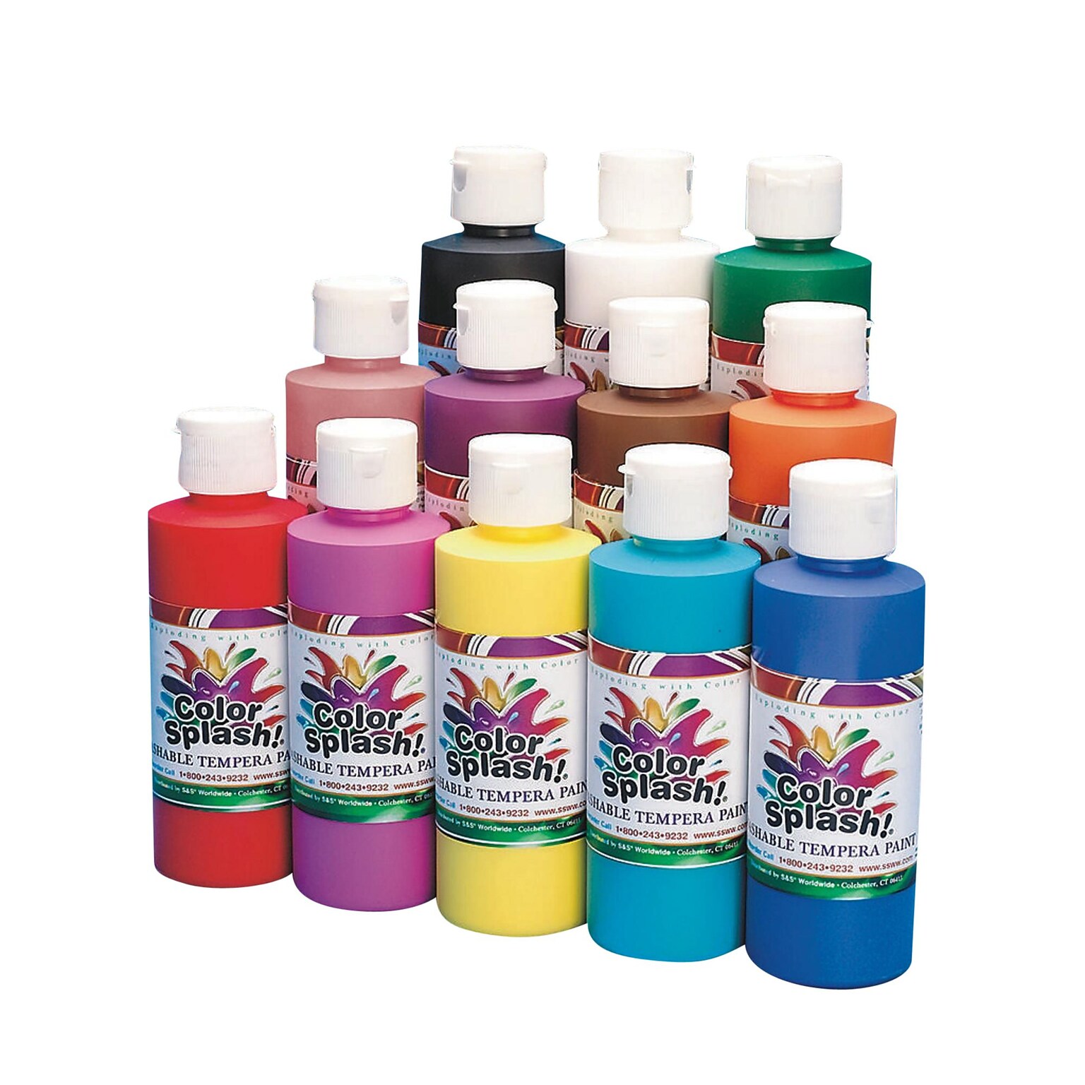 Color Splash® 8 oz. Washable Tempera Paint (PT3321)