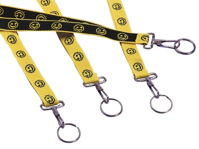 S&S® Smile LanYard, 12/Pack