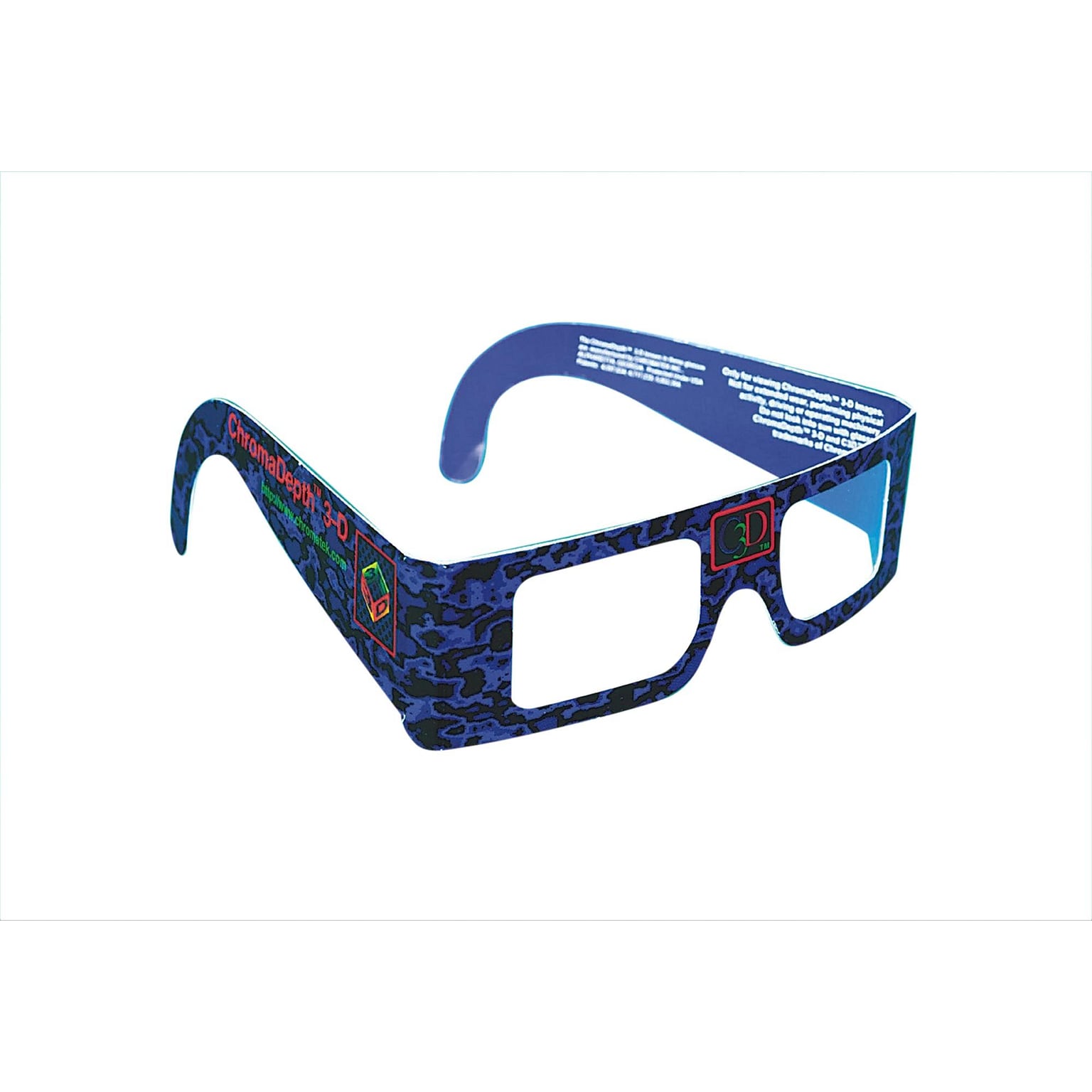 S&S Worldwide ChromaDepth 3-D Glasses, 12/Pack
