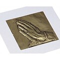 S&S® Praying Hands Raised Foil Plaque Craft Kit, 53/Pack